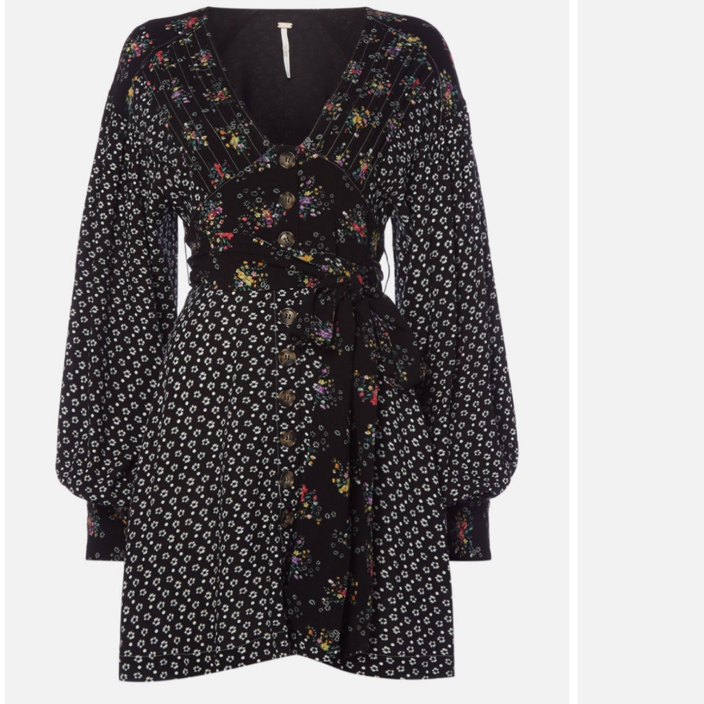 Wonderland Printed Dress *Without Belt*